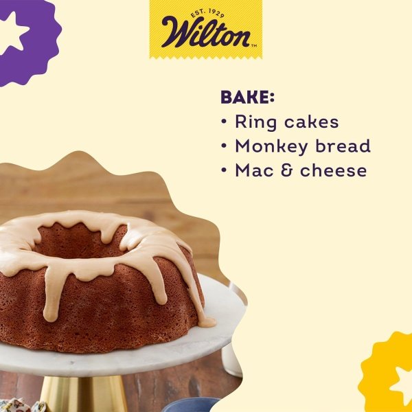 Wilton Perfect Results Premium Non-Stick 9.51-Inch Fluted Tube Pan - Image 4