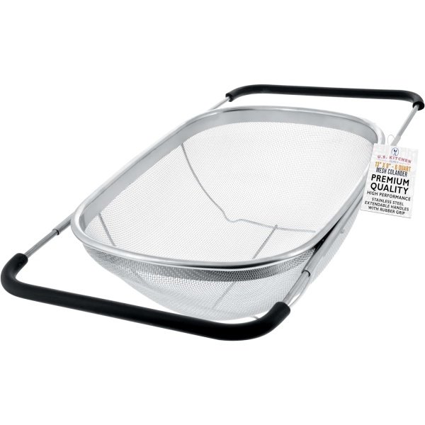 U.S. Kitchen Supply - Premium Quality Over The Sink Stainless Steel Oval